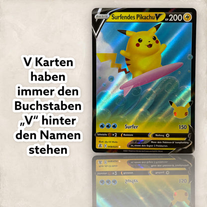 Pokémon Original 3 Different V Cards GERMAN Consisting of V, VMAX, VSTAR Or GX Rare Cards GUARANTEED from Current Sets