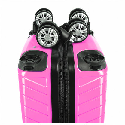 Direct Luggage Underseat Cabin Case 40 x 25 x 20 cm RyanAir Approved Size with Combination Lock and Detachable 360° Wheels T-HC-US-1627