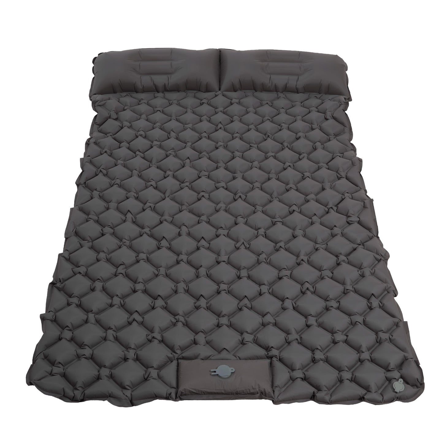 Camping Double Sleeping Pad - Ultra-Light Camping inflatable sleeping pad with Foot Pump, Compact Inflatable Portable Mat for Backpacking, Hiking, Car Travel, Beach, And Tent