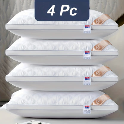 1pc 2pcs 4pcs 6pcs Weight 800GSM Luxury Hotel Quality 48x74cm Quilted Bed Pillows for Sleeping Deep Filled Bounce Back All Seasons