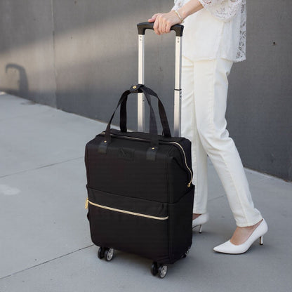 2pcs Luggage Set with Spinner Wheels, Suitcase Set, Multifunctional Travel Duffel Bag Combo Perfect for Weekend Getaways, Business Trips, and Vacation Travel Essentials Organization
