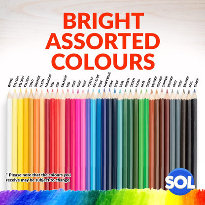 72 Pack Colouring Pencils Set | Assorted Colouring Pencils for Adults & Children | Break-Resistant Artist Drawing Pencils | Vibrant Colouring Tools for Arts, Crafts & Scrapbooking | Smooth Blending Colour Pencils for Shading, Sketching & Creative Projects