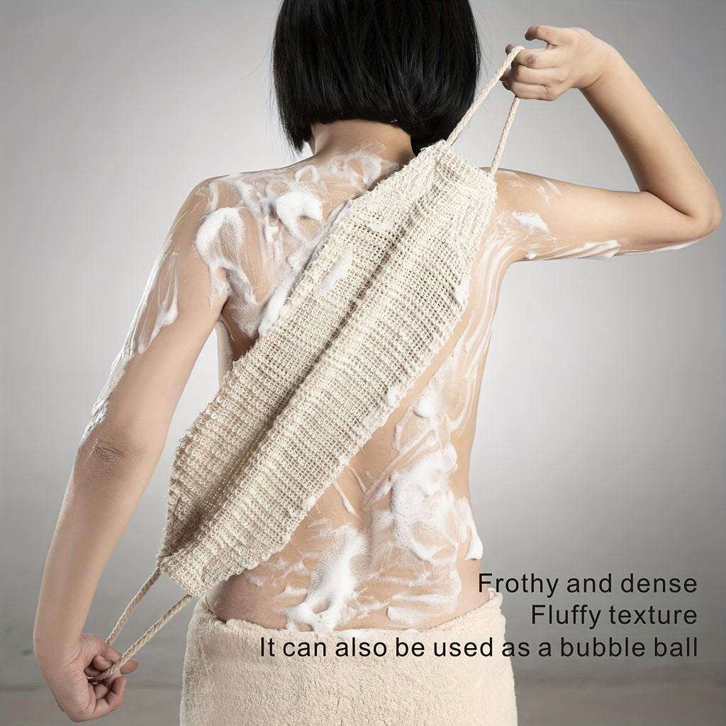 Dual-Sided Back Scrubber with Handles – One or Two Pack