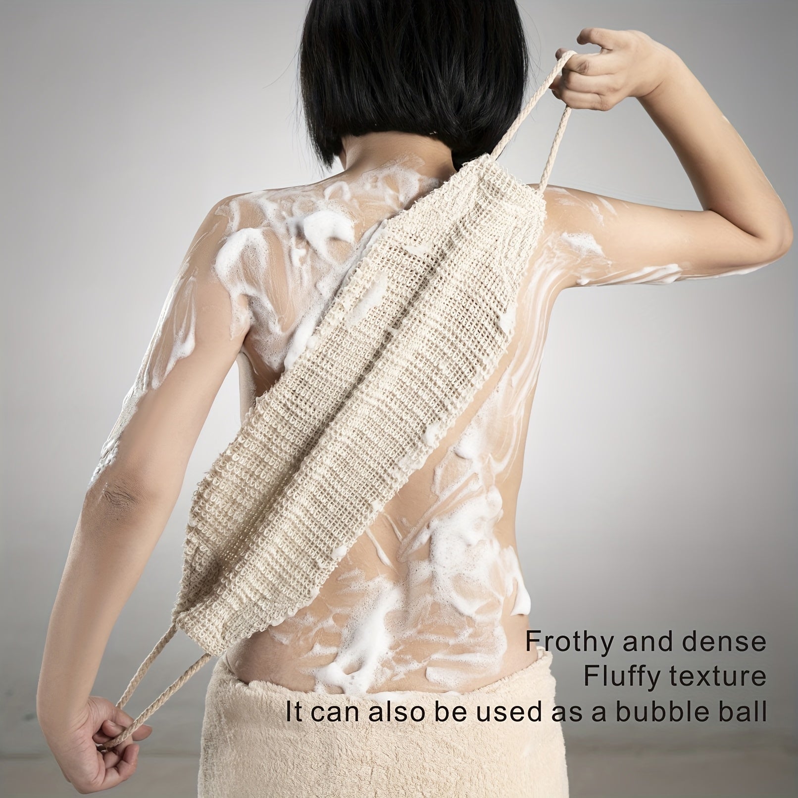 Dual-Sided Back Scrubber with Handles – One or Two Pack