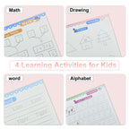 Educational Workbook Magic Practice Copybook Kids Reusable 3D with 5 Pack - product gallery image 16