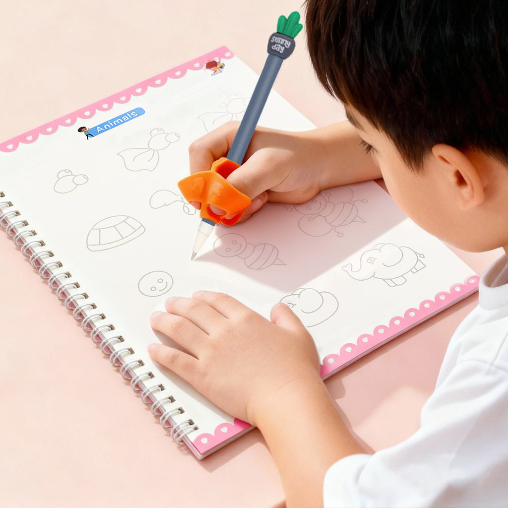 Educational Workbook Magic Practice Copybook Kids Reusable 3D with 5 Pack - product gallery image 17