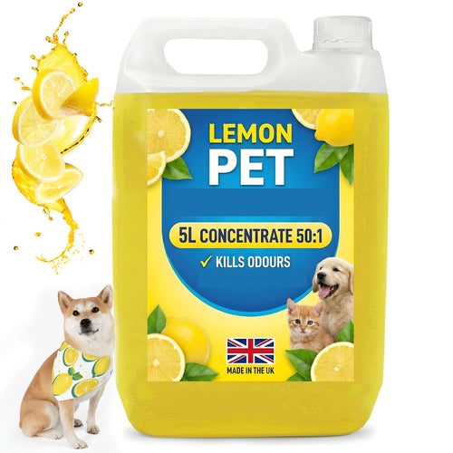 Lemon Powerful Concentrated Cleaner Breaks Down Unwanted Odours & Smells (5 Litre)