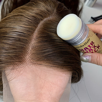 Slick Back Hair Brush, Wax Stick For Hair 4Pcs, Non-Greasy Hair Wax Stick For Flyaways & Wigs Hair Tamer Styling, Teasing Brush For Loose Hair, Rat Tail Combs For Separation, Edge Brush For Finishing, Hair Wax Stick