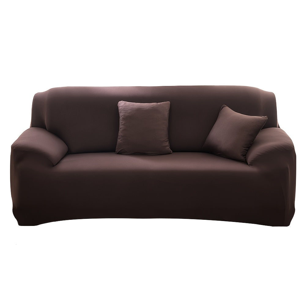 Sofa Cover Fashion Printed High Stretch Elastic Fabric L Shape Sofa Slipcover Couch Cover 1 2 3 4 Seater Polyester Spandex Furniture Protector Cover Include Pillowcase for Living Room Pets Dogs