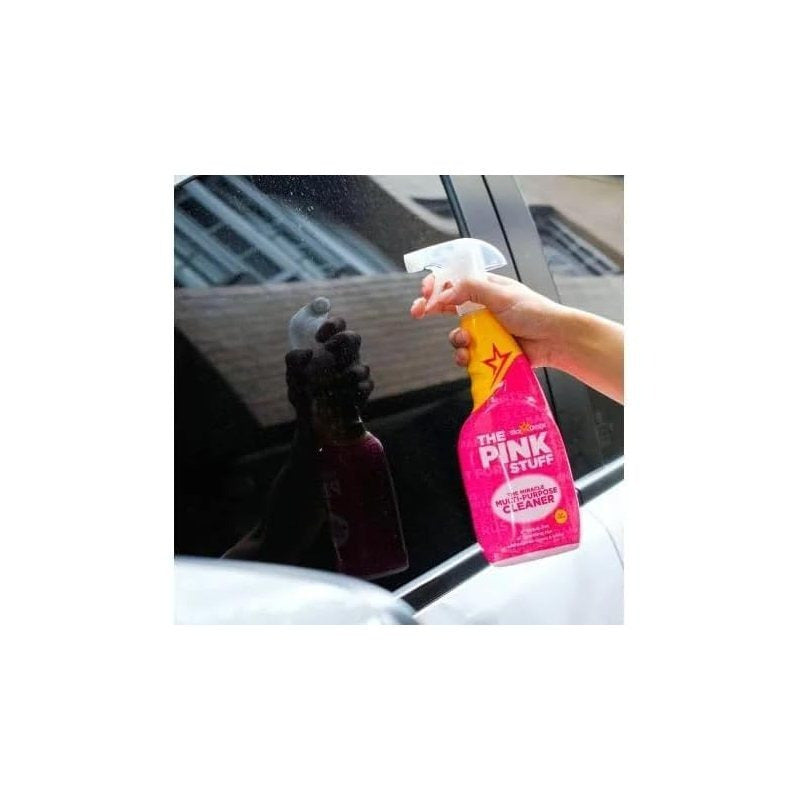 Pink Stuff 9-Piece Household Cleaning Products Bundle Gift Set – Includes Cream Cleaner, Toilet Gel, Shower & Shine, Bathroom, Floor, Multi-Purpose, Window, Cleaner & Laundry Liquid