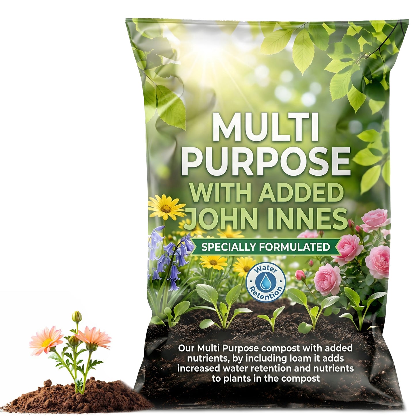 John Innes Multipurpose Compost Gardening Soil For Planting Promotes Rooting For Fast Establishment (20 Litre)