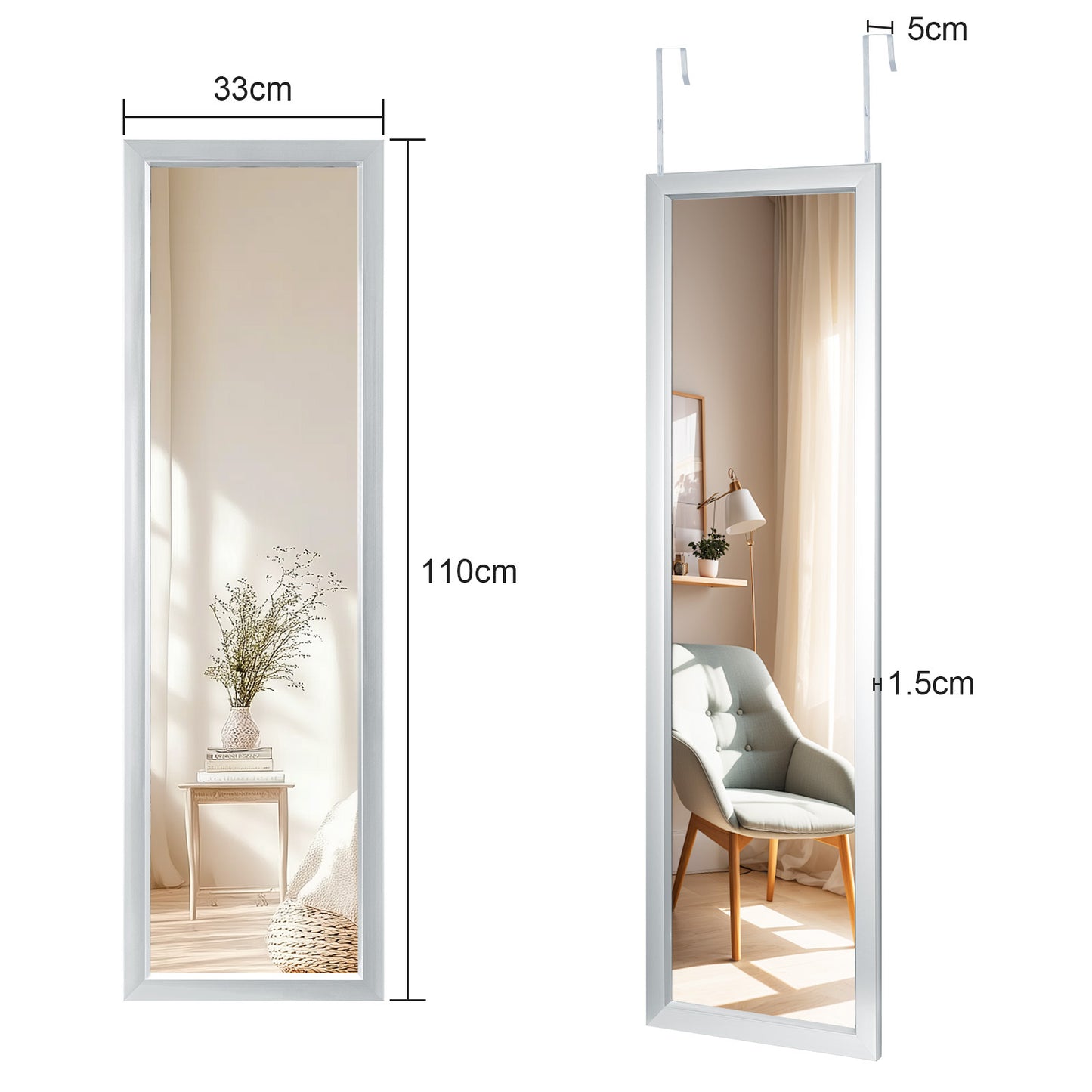 Over-Door Full-Length Mirror - lifestyle setting 11