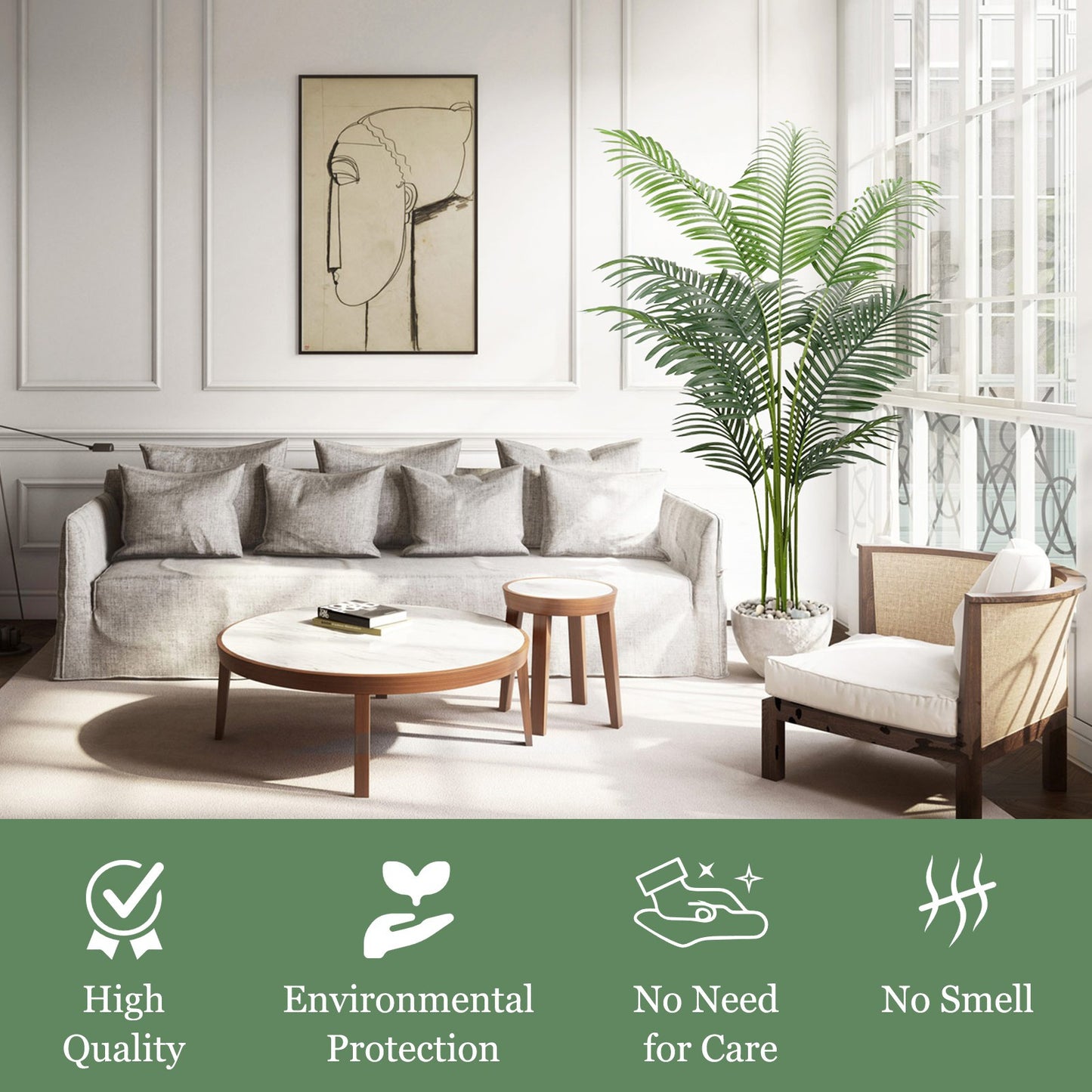 Artificial Palm Tree - lifestyle setting 17