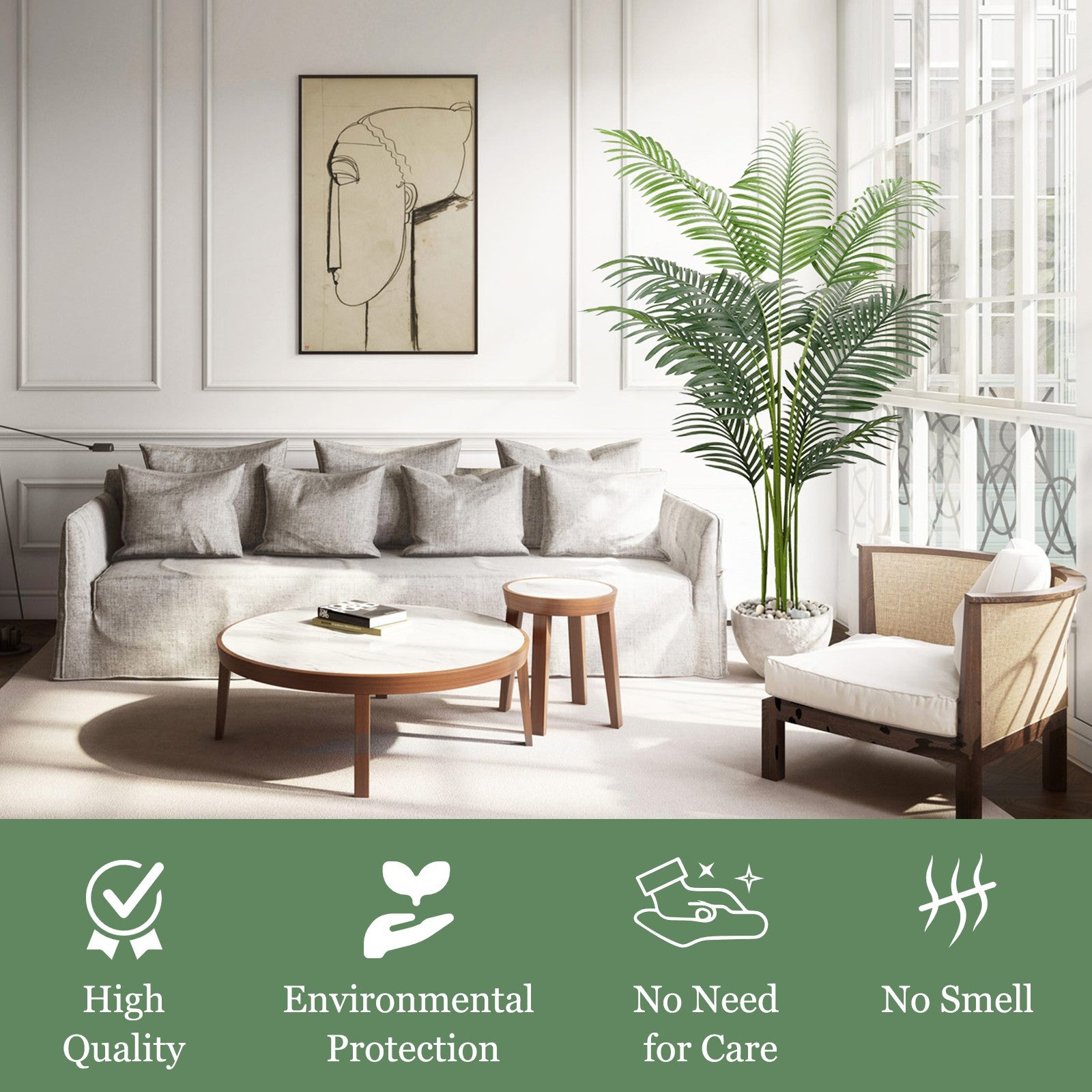 Artificial Palm Tree - lifestyle setting 17