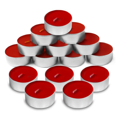 75 Pack Scented Tea Light Candles | Assorted Tealights with 5 Fragrances (Vanilla, Fresh Berries, Peach, Mountain Spring, Lavender) | 4 Hour Burn | Decorative Home & Gift Candle Set