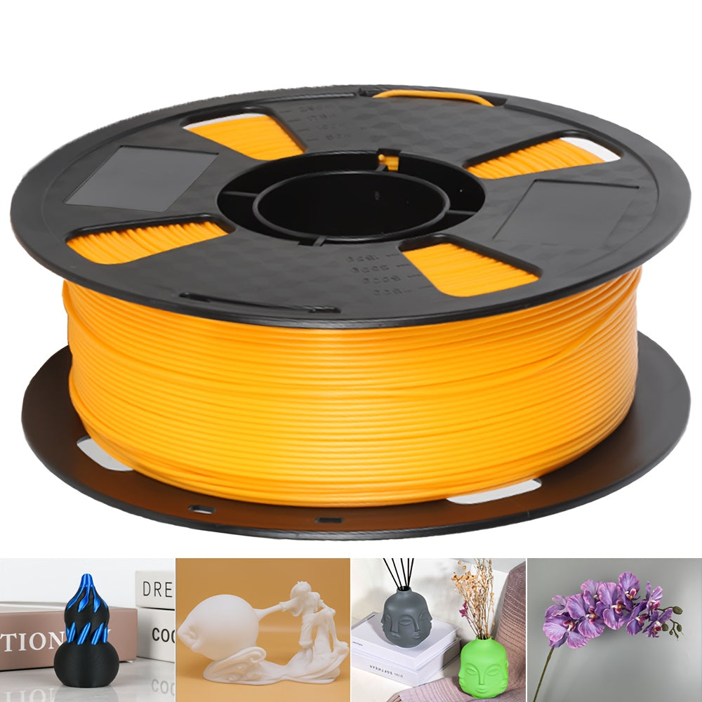 1kg/roll PLA+ 3D Printing Filament - Super Tough & Low Shrink FDM 3D Printer Compatible, 1.75mm Diameter with +/-0.03mm Layer Precision, Bubble-Free Spool Suitable for Most FDM 3D Printers (PLA/PETG/PLA+)