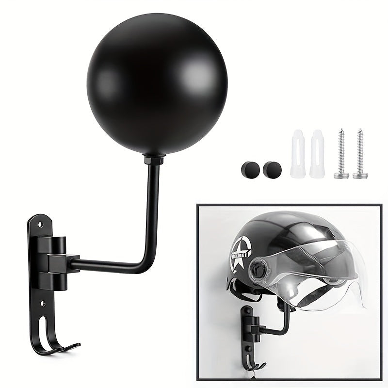 Motorcycle Helmet Rack Holder Hat Display Stand Wall Mount Hook Hanger