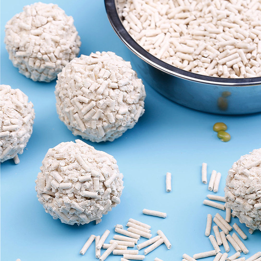 Tofu Cat Litter, 2.4kg/6L, Strong Clumping, Flushable, Easy Scooping