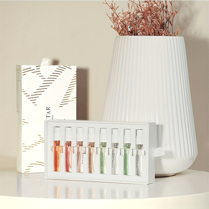 LASTAR Perfume Gift Set, Featuring 8 Pocket Perfumes of Each, a Collection of Fresh And Fragrant Long-Lasting Scents for Women, with a Variety of Woody, Fruity, And Floral Aromas, an Essential Item for Home And Outings