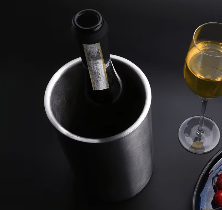 Double-Wall Ice Bucket - 1.6-Litre Brushed Steel