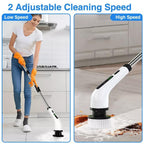 Electric Cleaning Brush with Rechargeable, Telescopic Handle - product gallery image 11