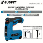 Electric Nail Gun with Rechargeable, Wireless, 1000pcs, 100pc - product gallery image 3