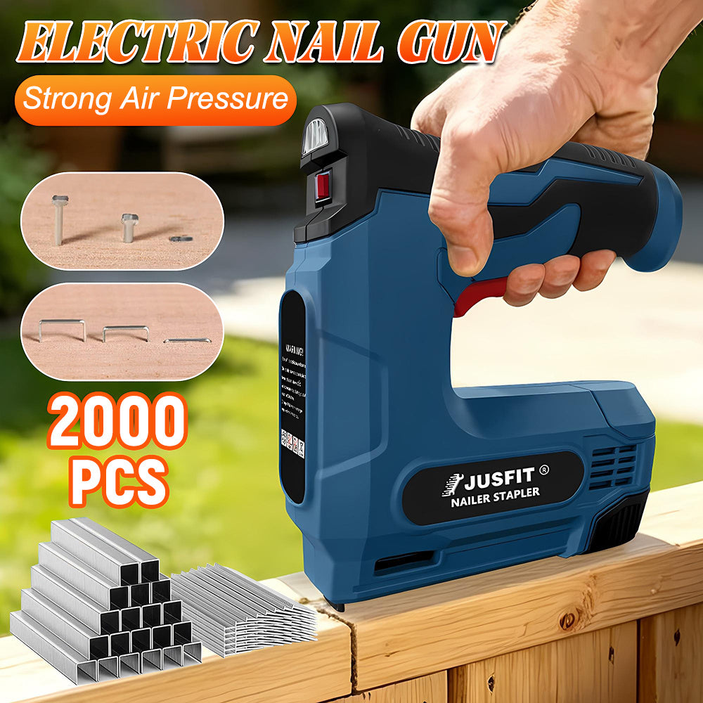 Electric Nail Gun with Rechargeable, Wireless, 1000pcs, 100pc
