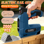 Electric Nail Gun with Rechargeable, Wireless, 1000pcs, 100pc