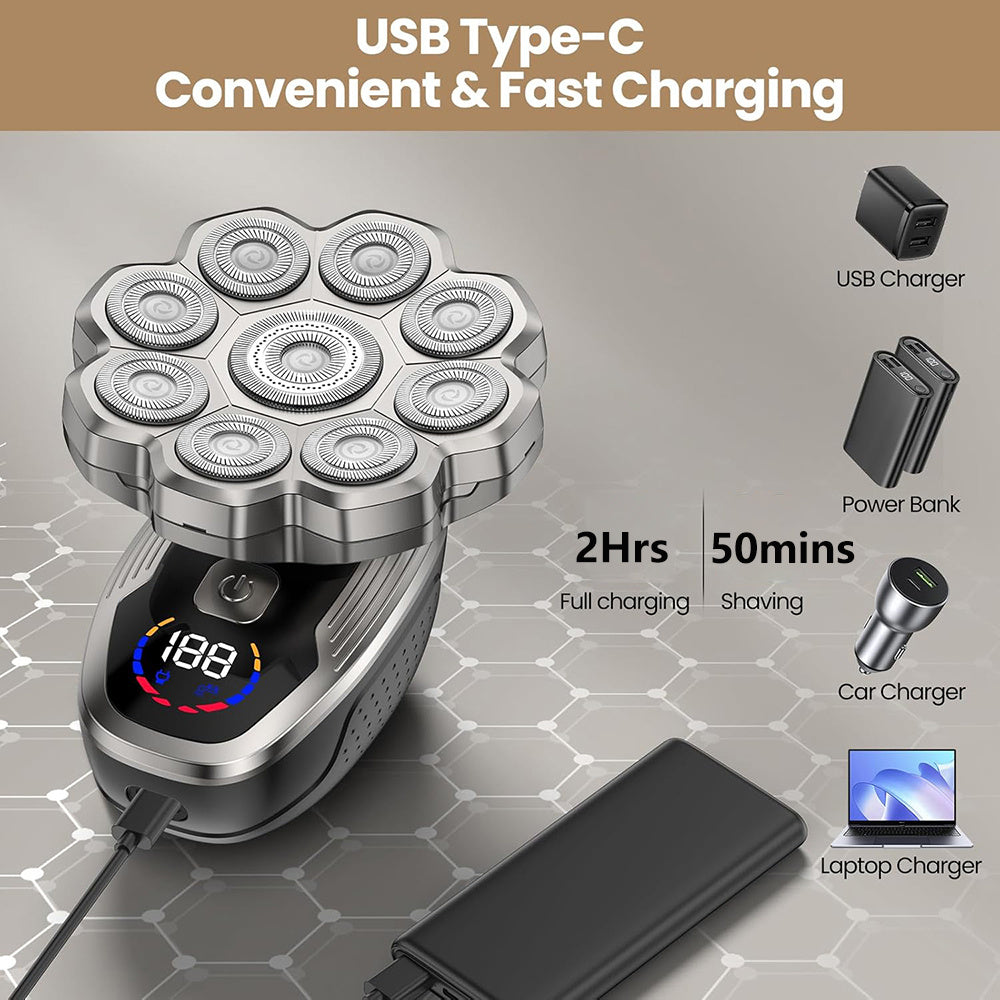 Electric Shaver with Rechargeable, 9D Electric Shavers - product gallery image 5