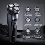 Electric Shaver with Rechargeable, SEJOY Men's Wet Dry Razor 3D - product gallery image 2