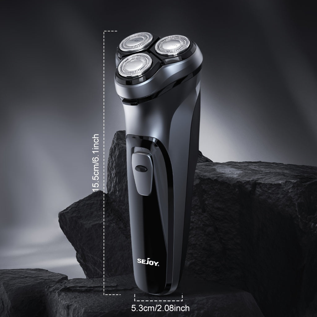 Electric Shaver with Rechargeable, SEJOY Men's Wet Dry Razor 3D - product gallery image 6