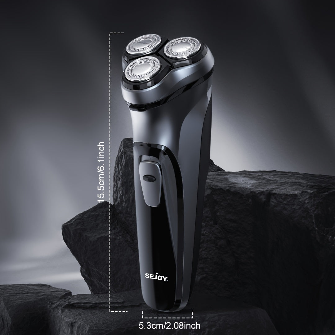 Electric Shaver with Rechargeable, SEJOY Men's Wet Dry Razor 3D - product gallery image 6