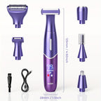 Electric Trimmer with 6-in-1 Bikini Women Body Hair Shaver - product gallery image 6