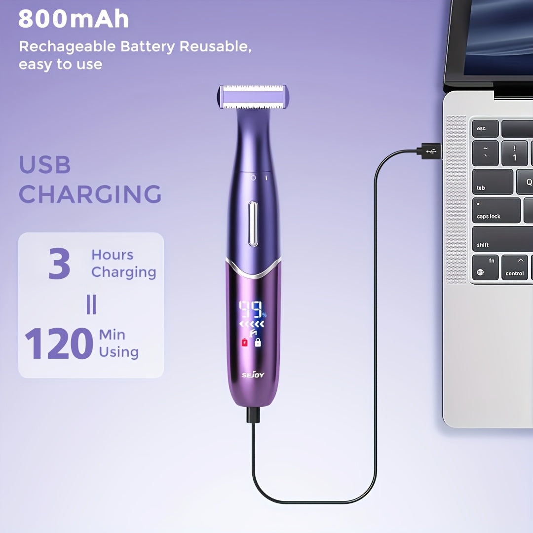 Electric Trimmer with 6-in-1 Bikini Women Body Hair Shaver - product gallery image 7