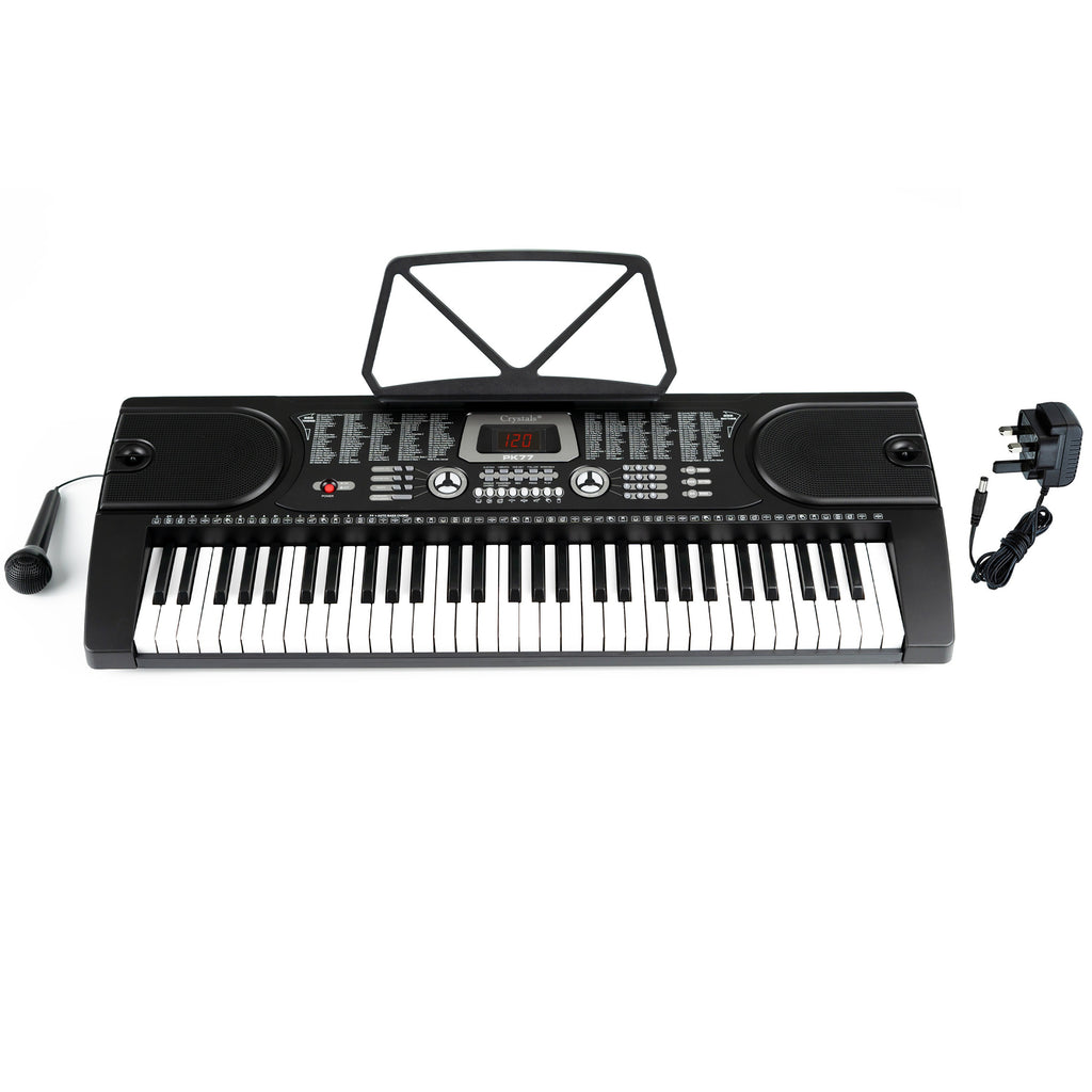 Electronic Keyboard with 61 Keys Piano Keyboard, 61-Key Teaching LCD Display Microphone - product gallery image 12
