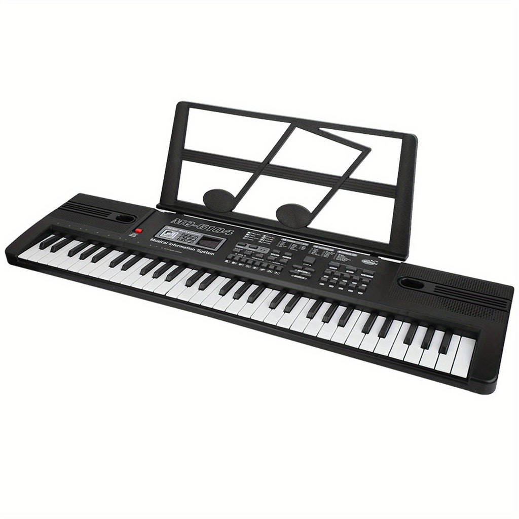 Electronic Keyboard with Key Piano Microphone, USB Battery Power - 61 Key Digital Piano Keyboard option