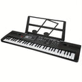 Electronic Keyboard with Key Piano Microphone, USB Battery Power - 61 Key Digital Piano Keyboard option