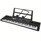 Electronic Keyboard with Key Piano Microphone, USB Battery Power - 61 Key Digital Piano Keyboard option