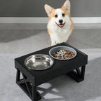 Elevated Dog Bowl Stand with Adjustable Height, Dishwasher-Safe - product gallery image 17