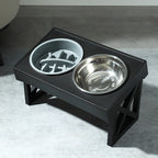 Elevated Dog Bowl Stand with Adjustable Height, Dishwasher-Safe - product gallery image 20