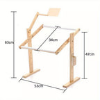 Embroidery Frame with Freestanding, Wood, 30*40*47cm - product gallery image 2