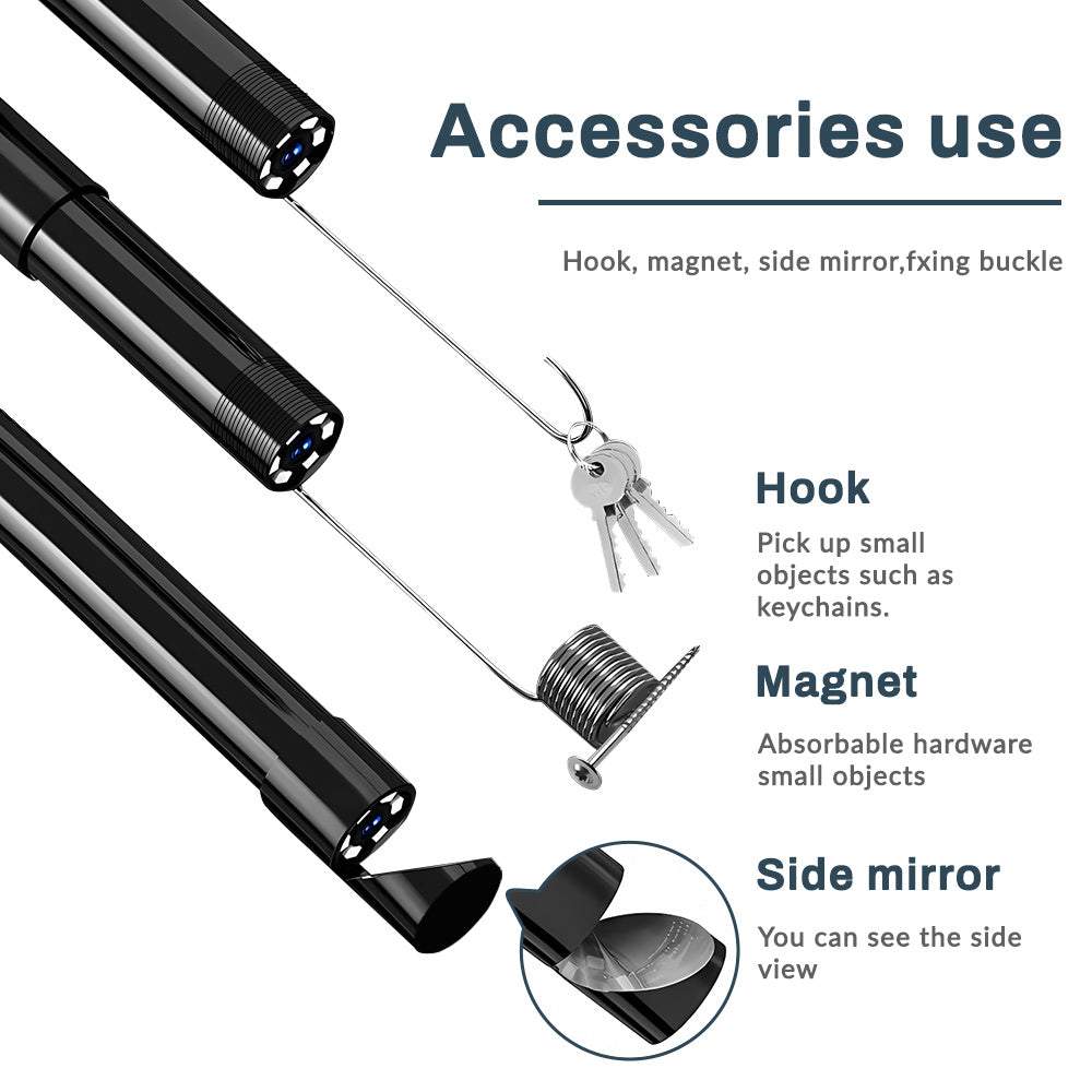 Endoscope Camera with 5.5mm, 1080P HD 5.5mm Inspection Snake 4.3 - product gallery image 6