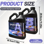 Epoxy Resin & Casting Supplie with Wood, 2 gallon ( 4L A + 4L B) - product gallery image 2