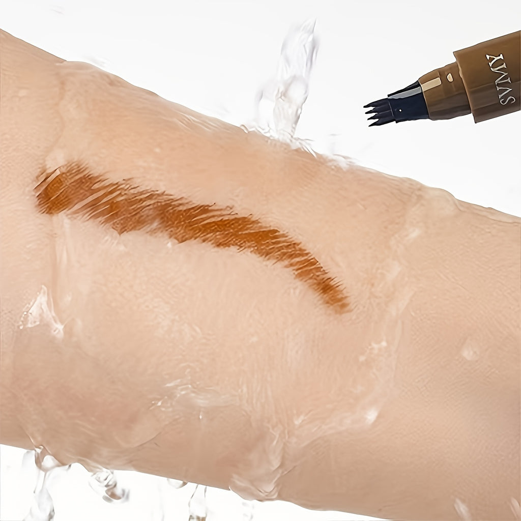 Eyebrow Makeup with Waterproof, 12pcs Micro Fork Pen Waterproof Long-Lasting - product gallery image 8