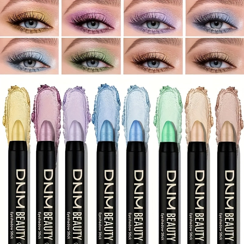 Eyeliner & Eye Makeup Set with 16-Piece Shimmer Eyeshadow Pen Colourful - product gallery image 4