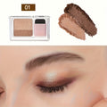 Eyeshadow Palette with Waterproof, Glitter Dual-Tone Brush 5-8 Shades Waterproof - 01 option