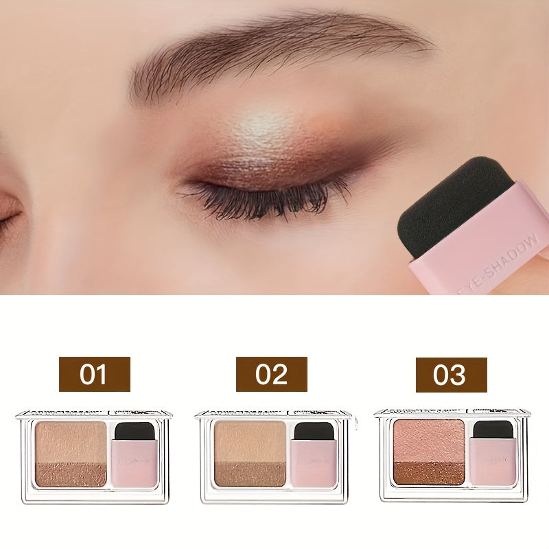 Eyeshadow Palette with Waterproof, Glitter Dual-Tone Brush 5-8 Shades Waterproof - product gallery image 7