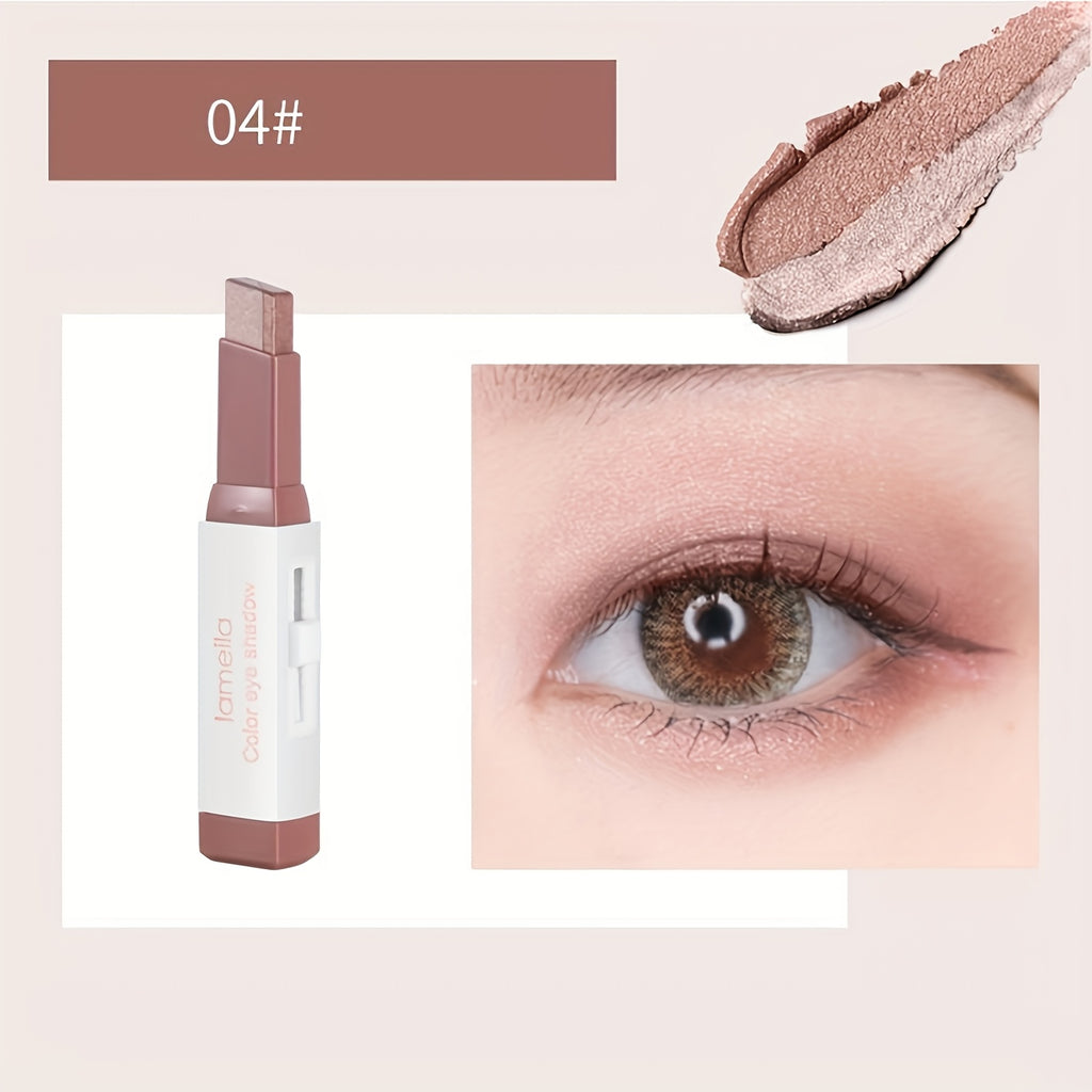 Eyeshadow with Waterproof, 6pcs Dual-Colour Stick Pearlescent Matte High - product gallery image 10