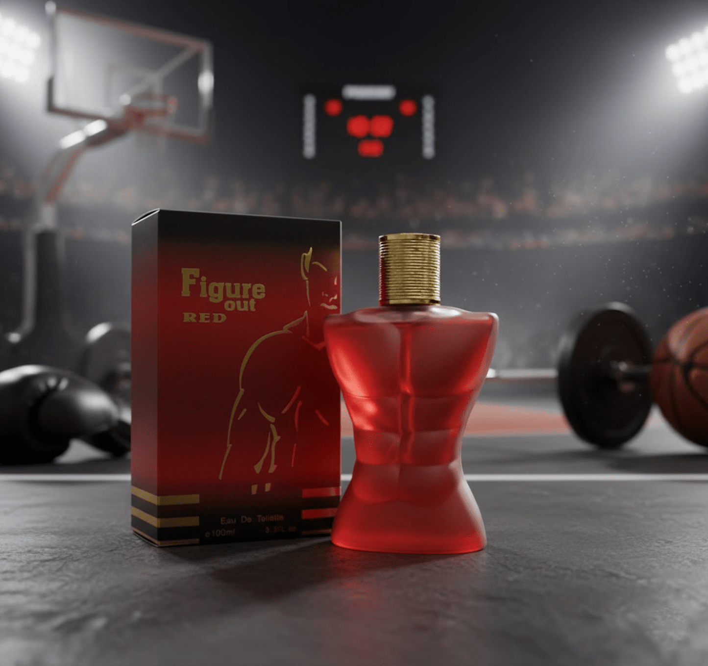 Figure Out Red Men's Perfume EDT 100ml – Dynamic & Energizing Aromatic Spicy Fragrance for Him – Long-Lasting Masculine Perfume Spray – Invigorating Scent for Active Lifestyles, Sport, & Everyday Confidence – Premium Quality Designer Inspired Aroma – Unle