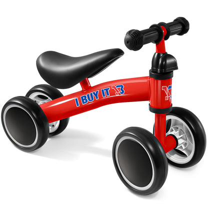 Baby Balance Bike, Indoor Outdoor Baby Ride on Bike, No Pedals Training Bike for Boys Girls Toddlers First Bike, Kids Best Gift